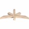 Ekena Millwork Alberta Smooth Timber Gable Bracket, Douglas Fir, 48"W x 22"H x 3 1/2"D x 3 1/2"F, 11/12 Pitch GBW048X22X0404ALB00SDF - alternate 4